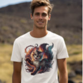 風変わりな猫 Tシャツ