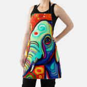 風変わりな象 エプロン (インサイチュ)