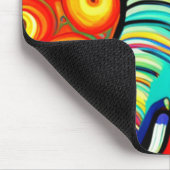 風変わりな象 マウスパッド (コーナー)