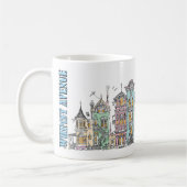 風変わりな道 コーヒーマグカップ (左)