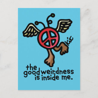 風変わりな郵便はがきの平和 ポストカード