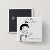 風変わりな顧客ボタン 缶バッジ (正面&裏面)