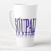 風変わりな カフェラテマグ (左アングル)