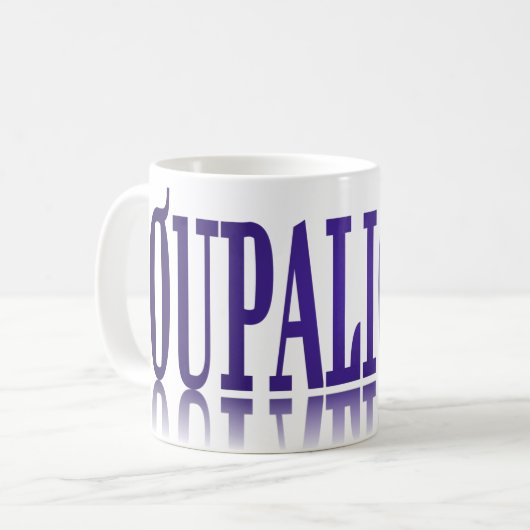 風変わりな コーヒーマグカップ (正面左)