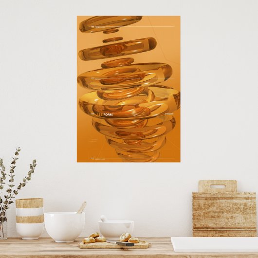 風変わりな ポスター (キッチン)