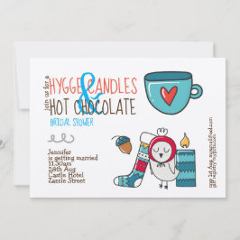 風変わりなHYGGE ブライダルシャワーまたはあらゆるイベントのためのクラフト 招待状