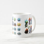 風変わりエイリアンバグ コーヒーマグカップ (正面右)