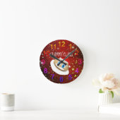 風変わりクリスマス・クラミークロース壁時計 ラウンド壁時計 (ホーム)