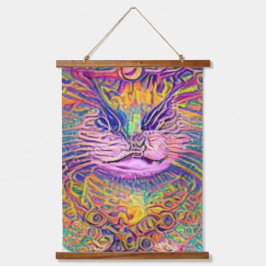 風変わりサイケデリックかっこいkatz 12 吊り下げ型タペストリー