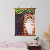 風変わりサイケデリックかっこいkatz 16 吊り下げ型タペストリー (寝室)