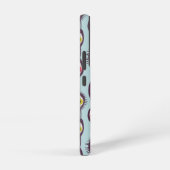 風変わりサイケデリック目の柄 SAMSUNG GALAXYケース (右側面)