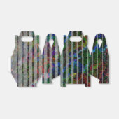 風変わりストライプ線の小さな四角 フェイバーボックス (折り畳みなし)