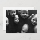 風変わりベビー ポストカード (正面/裏面)