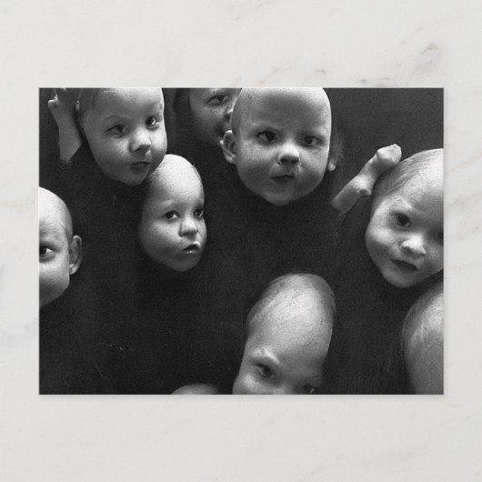 風変わりベビー ポストカード (正面)