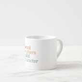 風変わり先生ビルドキャラクターレトロ先生 エスプレッソカップ (正面右)