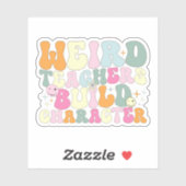 風変わり先生ビルドキャラクター教えの恋人クール シール (シート)