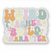 風変わり先生ビルドキャラクター教えの恋人クール シール (正面)