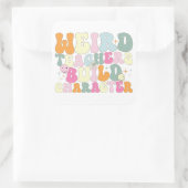 風変わり先生ビルドキャラクター教えの恋人クール スクエアシール (バッグ)