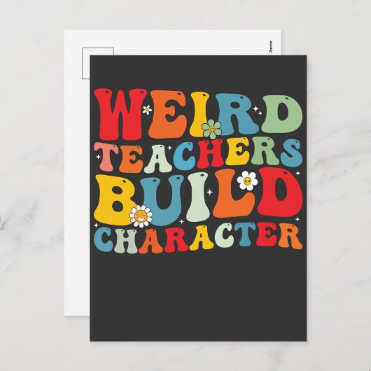 風変わり先生ビルドキャラクターGroovy先生 シーズンポストカード (正面/裏面)