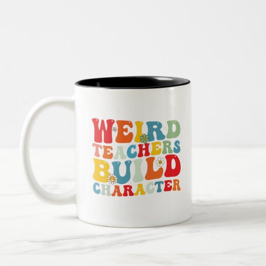 風変わり先生ビルドキャラクターGroovy先生 ツートーンマグカップ (左)