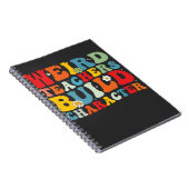 風変わり先生ビルドキャラクターGroovy先生 ノートブック (右側)