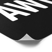 風変わり引用文中素晴らしおもしろい ポスター (角)