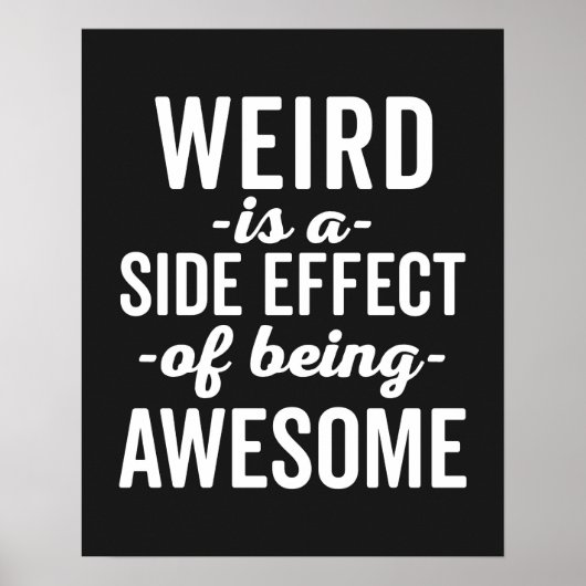 風変わり引用文中素晴らしおもしろい ポスター (正面)