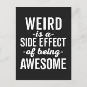 風変わり引用文中素晴らしおもしろい ポストカード (正面)