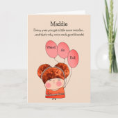 風変わり最高の友 カード (正面)