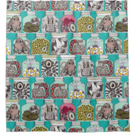 風変わり漬物 シャワーカーテン