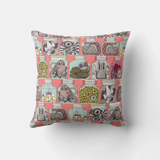 風変わり珊瑚 クッション (裏面)