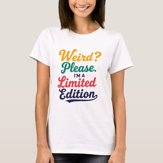 風変わり?お願い Tシャツ (正面)