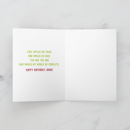 風変わり カード (内部)