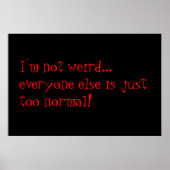 風変わり ポスター (正面)