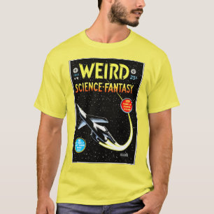 風変わり:科学ファンタジーレトロ漫画Tシャツ Tシャツ