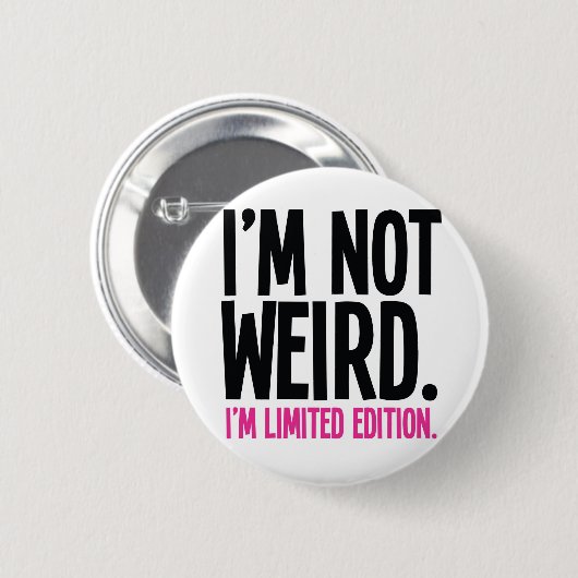 風変わり 缶バッジ (正面&裏面)