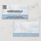 風太陽の工技術 | 電力エネルギー 名刺 (正面/裏面)