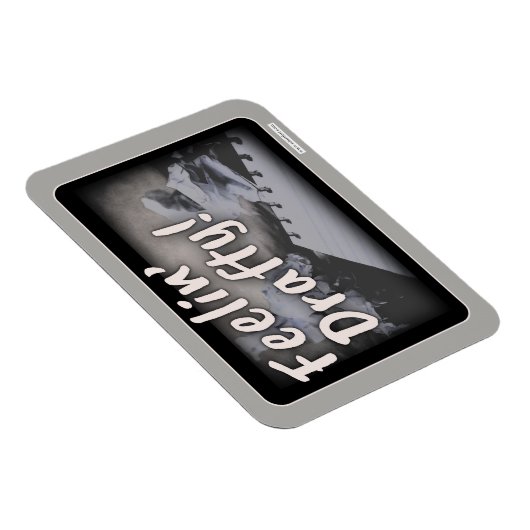 風感じ風で生意気な作家プロセスのユーモア マグネット (右側)