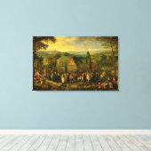 風景が描かれた国結婚の生活 キャンバスプリント (インサイチュ (ウッドフロア))