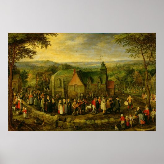 風景が描かれた国結婚の生活 ポスター (正面)