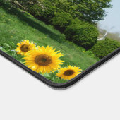 風景とヒマワリ デスクマット (コーナー)