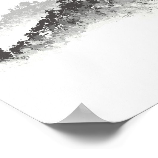 風景のスケッチ ポスター (角)