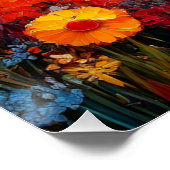 風景のゼブラ絵を描。 ポスター (コーナー)