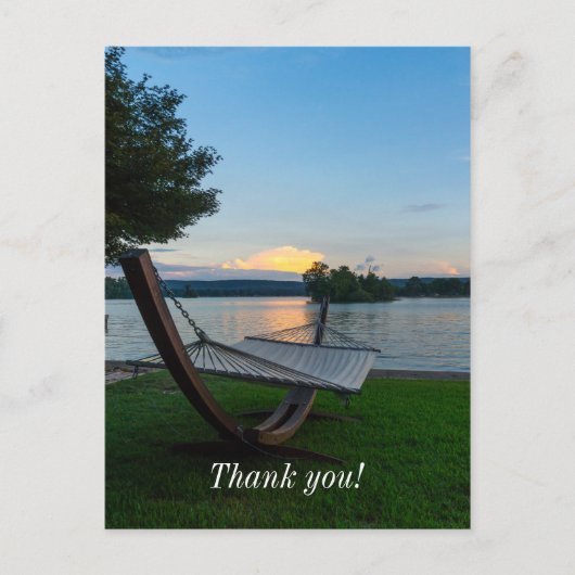 風景のハンモック ポストカード (正面)