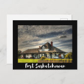 風景のフォートサスカチュワン ポストカード (正面/裏面)