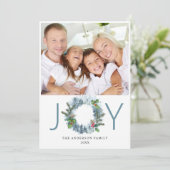 風景のリース クリスマス ホーリー ベリー グリーティング (スタンド正面)