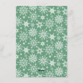 風景のリース ホーリー ベリー 松林 クリスマス (裏面)