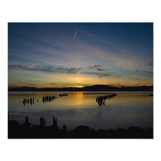 風景の下の静寂 フォトプリント            (正面)