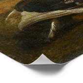 風景の中で二つの子牛のアヒル ポスター (角)