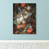 風景の中で花の花束 キャンバスプリント (インサイチュ (ウッドフロア))